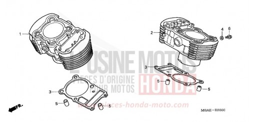 CYLINDRE VT750CY de 2000